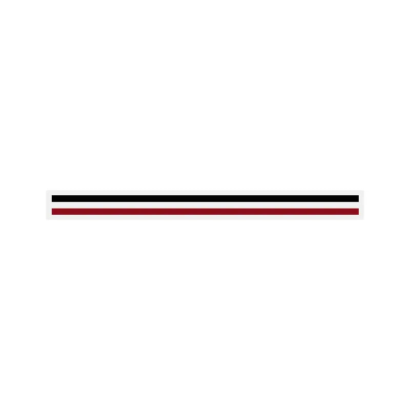 3/16" x 150 ft. 2 Color Pinstripe Tape (Black/Burgundy)
