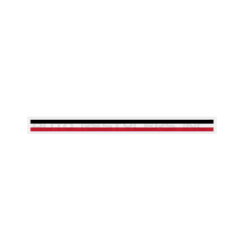 3/16" x 150 ft. Black & Cardinal Red 2 Color Pinstripe Tape