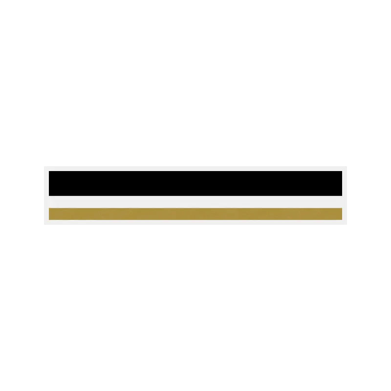 8/16 2 Color Pinstripe Tape Black/Gold Metallic