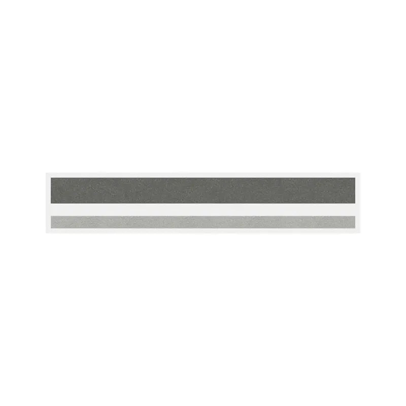 8/16 2 Color Pinstripe Tape Charcoal/Silver Metallic
