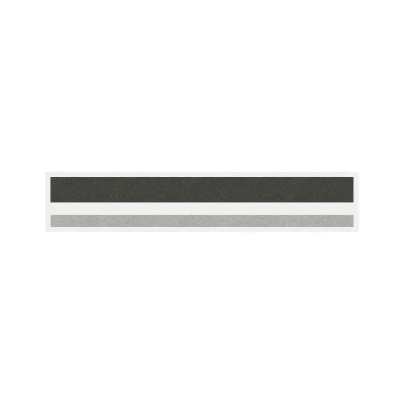 8/16 2 Color Pinstripe Tape Med Charcoal/Silver Metallic