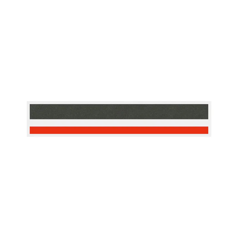 8/16 2 Color Pinstripe Tape Dark Charcoal/Tomato Red