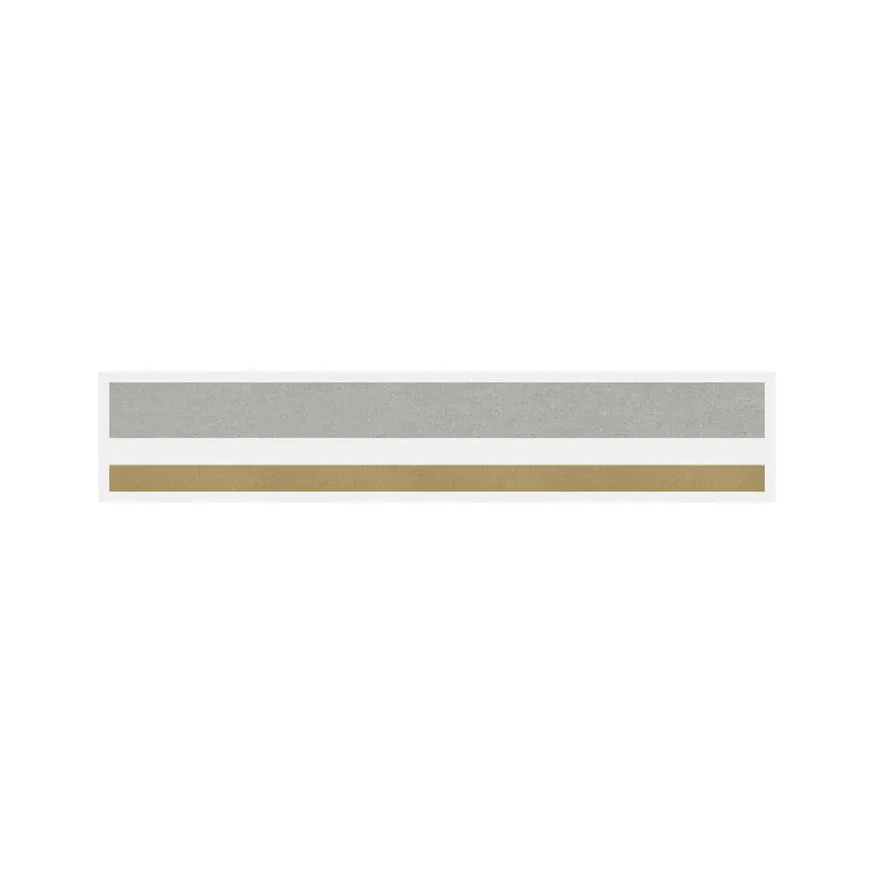 8/16 2 Color Pinstripe Tape Silver Metallic/Tomato Red