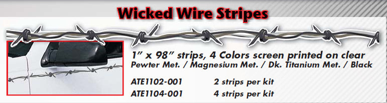 Barbed Wire Pinstripe Tape