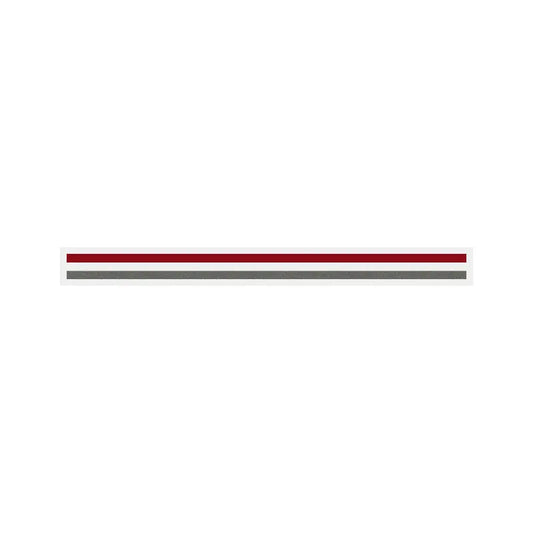 3/16" x 150 ft. 2 Color Pinstripe Tape (Burgundy/Charcoal Metallic)