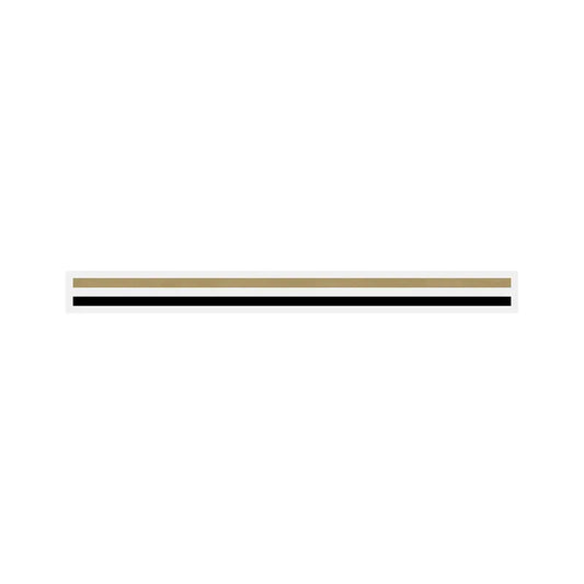3/16" x 150 ft. 2 Color Pinstripe Tape (Light Gold/Black)