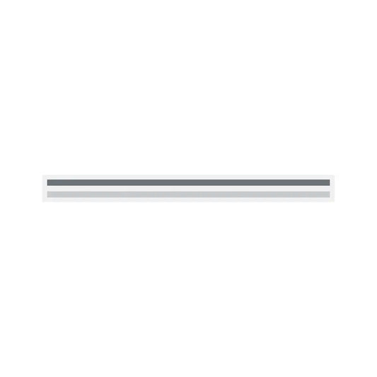 3/16" x 150 ft. 2 Color Pinstripe Tape (Medium Gra/Light Ash Gray)