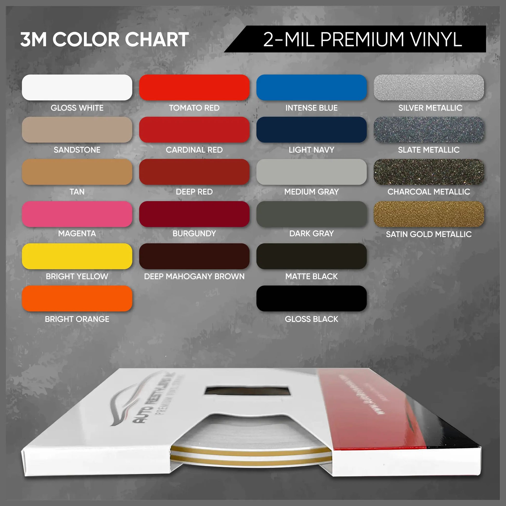 3m Color Chart Wrap 'N Graphics Vinyl Color Chart