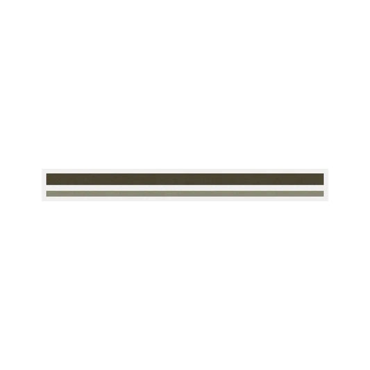 4/16" x 150 ft. Canyon Met. & Champagne Met. 2 Color Pinstripe Tape