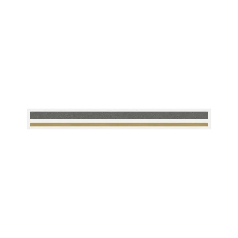 4/16" x 150 ft. Charcoal Met. & Autumn Gold Met. 2 Color Pinstripe Tape