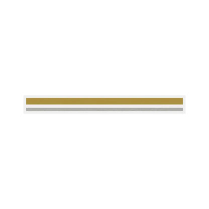 4/16" x 150 ft. Gold Met. /Silver Metallic