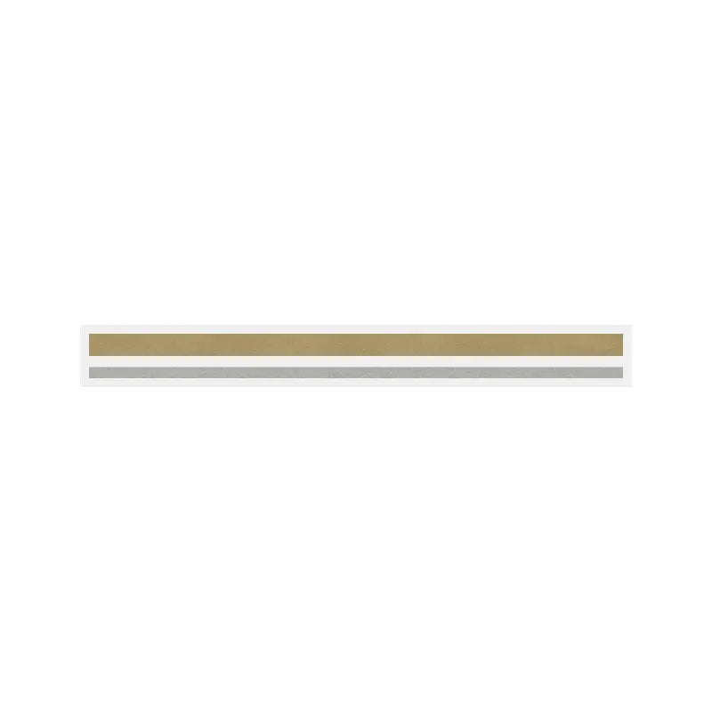 4/16" x 150 ft. Autumn (Light.) Gold Met. & Silver Met. 2 Color Pinstripe Tape
