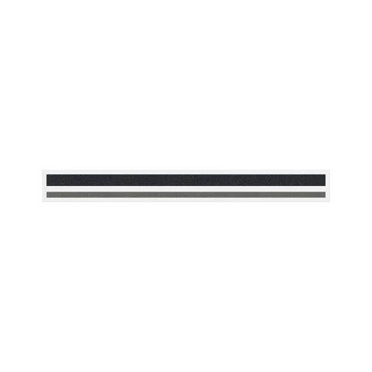 4/16" x 150 ft. Charcoal (Avery Gunmetal Met)/Silver Metallic