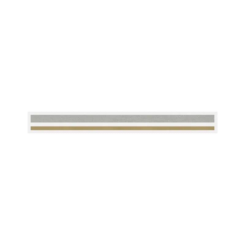 4/16" x 150 ft. Silver Met. & Autumn (Light) Gold Met. 2 Color Pinstripe Tape