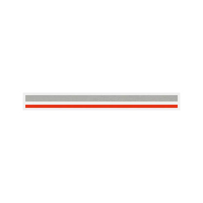 4/16" x 150 ft. Silver Met/Red (Tomato)