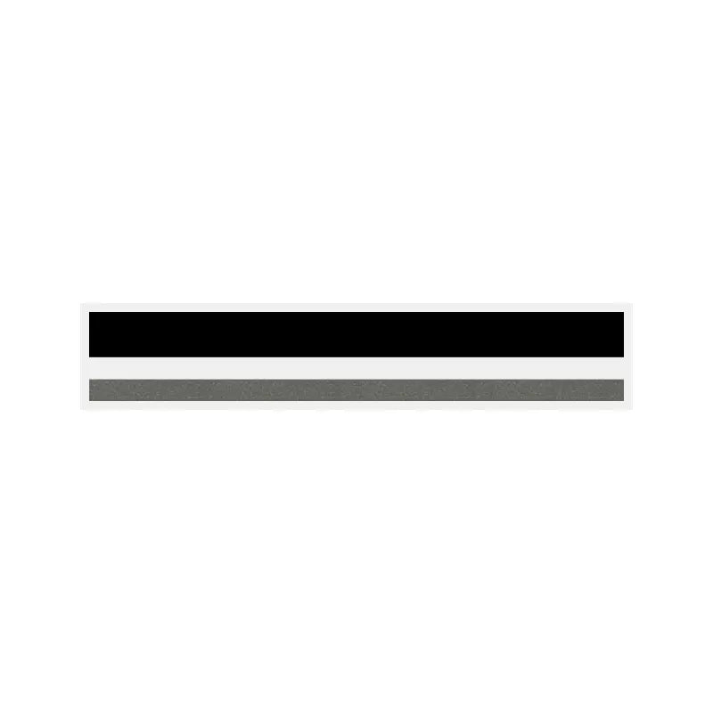 8/16 2 Color Pinstripe Tape Black/Charcoal Metallic