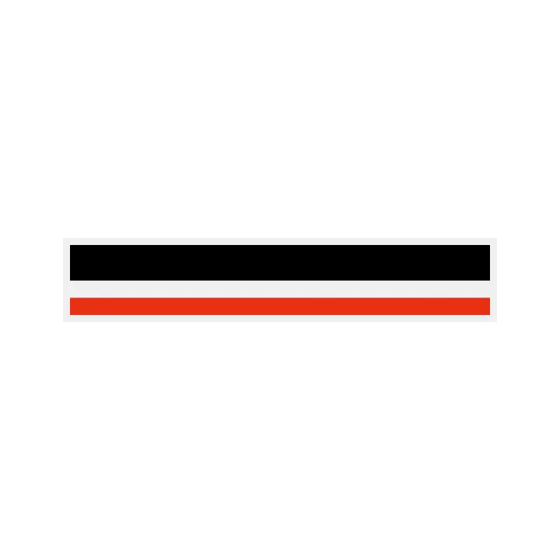 8/16 2 Color Pinstripe Tape Black/Tomato Red