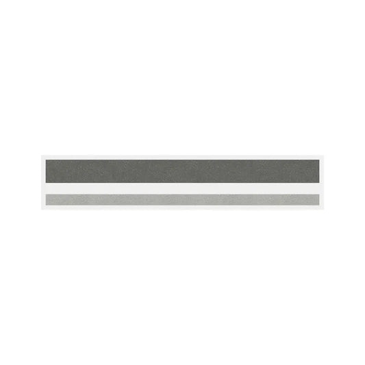 8/16 2 Color Pinstripe Tape Charcoal/Silver Metallic